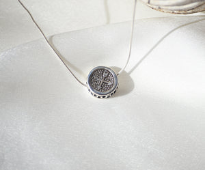 Moon and Arrow Spinner Necklace